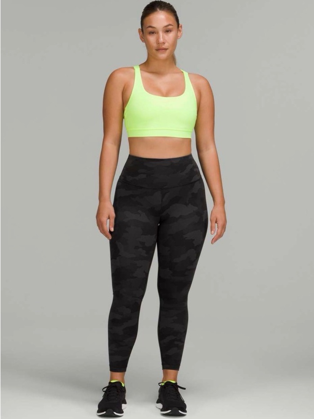 Lululemon Wunder Train Contour Fit High-Rise Tight 25” – Camo Size 6